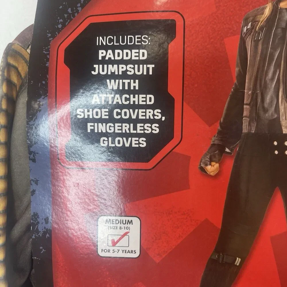 Disney Star Wars Rogue One Jyn Erso 3 Piece Set Costume Child Medium (8-10) NEW